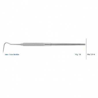 Зонд жесткий, форма 18, HLW Dental Instruments (Германия)