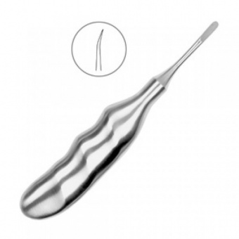 Люксатор изогнутый, 4 мм, HLW Dental Instruments (Германия)