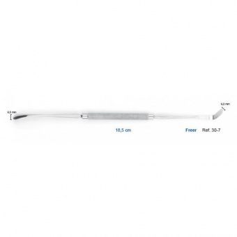 Распатор Freer, 18,5 см, 6,5-6,0 мм., HLW Dental Instruments (Германия)